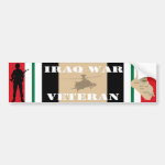 Iraq War Veteran Bumper Sticker Iraq War Veteran Bumper Sticker