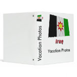 Iraq Waving Flag with Name (1959-1963) binders