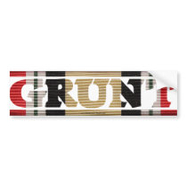 Iraqi Freedom GRUNT CMR Bumper Stickers