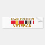 Iraqi Freedom Veteran - Bumper Sticker