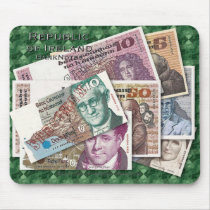 Ireland Banknotes Mousepad