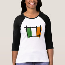 Ireland Brush Flag Shirts