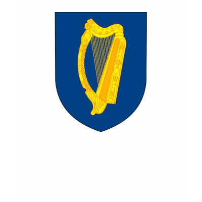 Ireland Coat of Arms T-shirt by FlagTshirts