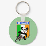 This cute cycling panda stands in front of an Irish flag with his bike. This original design makes a perfect gift for bicycling fanatics in Ireland. Great for everyone who loves cute pandas and biking.
