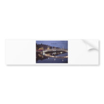 Ireland Dublin Bridge night (St.K) Bumper Stickers