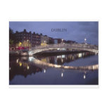 Ireland Dublin Bridge night (St.K) postcards
