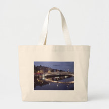 Ireland Dublin Bridge night (St.K) Tote Bag