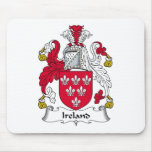 Ireland Family Crest mousepads