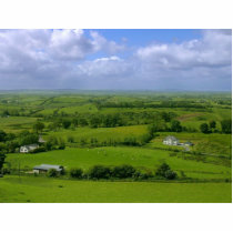 Ireland Fields Sky Clouds Photo Sculptures