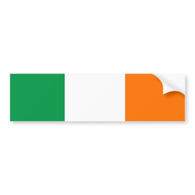 , Ireland-flag Bumper Sticker by henrydun