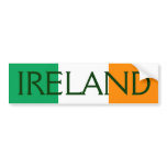 ireland flag bumper stickers
