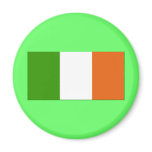 Ireland Flag Refrigerator Magnet