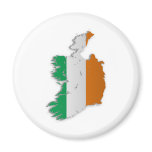 Ireland Flag Map Magnet