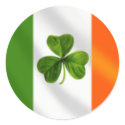 Ireland flag Sticker by Funkart Ireland flag Sticker