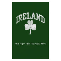 Ireland, Grunge Varsity Style Flyers