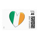 Ireland Heart Flag Stamps by WearFlags Ireland Heart Flag Stamps