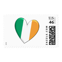 Ireland Heart Flag Stamps by WearFlags Ireland Heart Flag Stamps