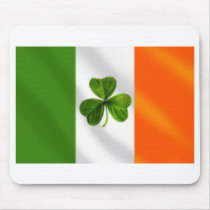 Ireland Irish Clover Eire flag Gear mousepads