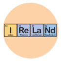 Ireland made of Elements stickers by MadeOfElements Ireland made of Elements stickers