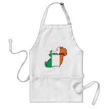 Ireland Map Apron