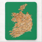 Ireland Map Mousepad