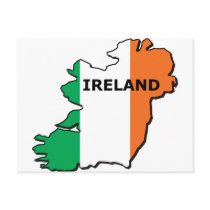 Ireland Map postcards