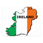 Ireland Map Postcards