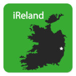 iReland Map Sticker