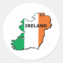 Ireland Map Stickers