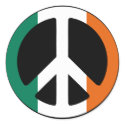 Ireland Peace Sign stickers by bumper2bumper Ireland Peace Sign stickers