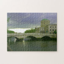 Ireland River Bridge Scenic Photo Jigsaw Puzzle puzzles