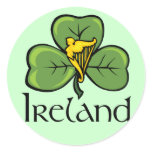 Ireland Round Stickers