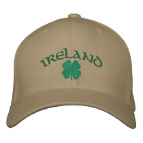 Ireland Shamrock Hat Embroidered Hats