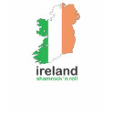 ireland shamrock n roll tee shirt