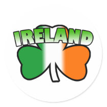 Ireland Shamrock Sticker