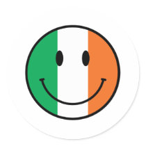 Ireland Smiley stickers
