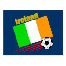 Ireland Soccer Team Post Card