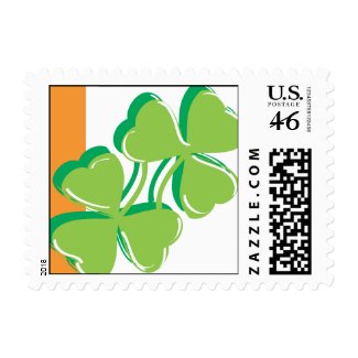 Ireland St. Patrick's Day Stamp parties, shamrock