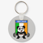 This cute bodybuilding panda loves weightlifting. He stands in front of a large flag of Ireland. Look how easy he lifts that heavy barbell loaded with weight plates. This design is too cute. Great gifts here for anyone from Ireland who loves weightlifting.