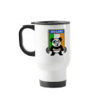 This cute bodybuilding panda loves weightlifting. He stands in front of a large flag of Ireland. Look how easy he lifts that heavy barbell loaded with weight plates. This design is too cute. Great gifts here for anyone from Ireland who loves weightlifting.
