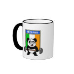 This cute bodybuilding panda loves weightlifting. He stands in front of a large flag of Ireland. Look how easy he lifts that heavy barbell loaded with weight plates. This design is too cute. Great gifts here for anyone from Ireland who loves weightlifting.
