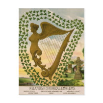 Ireland's Historical Emblems postcards by MyIrishSpirit Ireland's Historical Emblems postcards