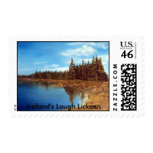 Ireland's Lough Lickeen Postage Stamp