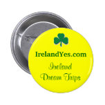IrelandYes Shamrock Button