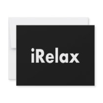 iRelax invitations by tomrent iRelax invitations