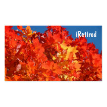 iRetired Business Cards Loving Life Having Fun