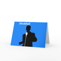 iRickRoll Greeting Card