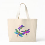 Iridescent Dive Bombing Dragonflies bags