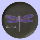 Iridescent Dragonfly plates
