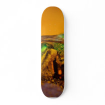 Iridescent Green Sweat Bees skateboards